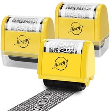 Wide Roller Stamp Identity Theft Stamp 1.5 Inch Perfect for Privacy Protectio...