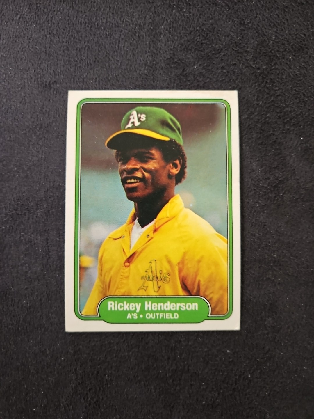 ⚾1982 Fleer #92 Rickey Henderson⚾EX⚾