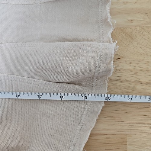 NWT Anthropologie Pilcro Corset Sweatshirt Womens Size XXS Cotton Cream Neutral - Picture 6 of 9
