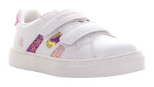 Lumberjack girls trainers glitter pink white hologram size 27-35