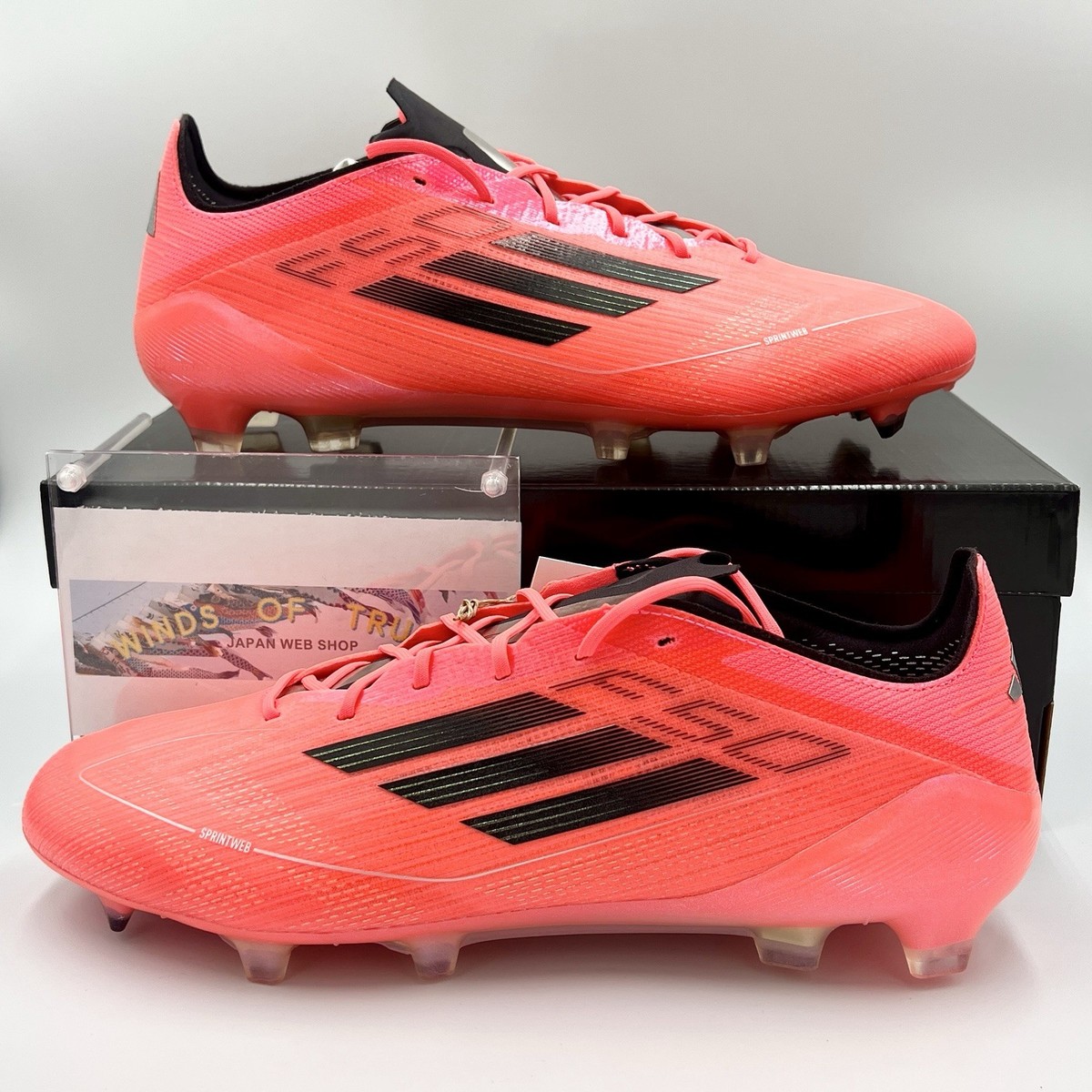 adidas F50 Elite FG Soccer Cleats Turbo Aurora Black IE3191