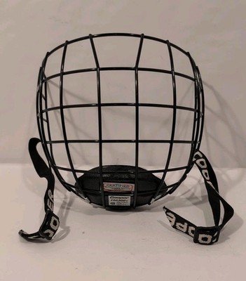 Cooper FM300 Hockey Facemask Size Large - Black - Has Hardware - Made In Canada