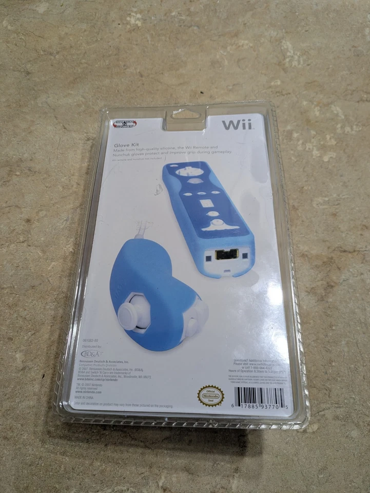 Kit de guantes rosa OEM Nintendo Wii Switch 'N Carry Remote Nunchuck Silcone Foto 3 de 4