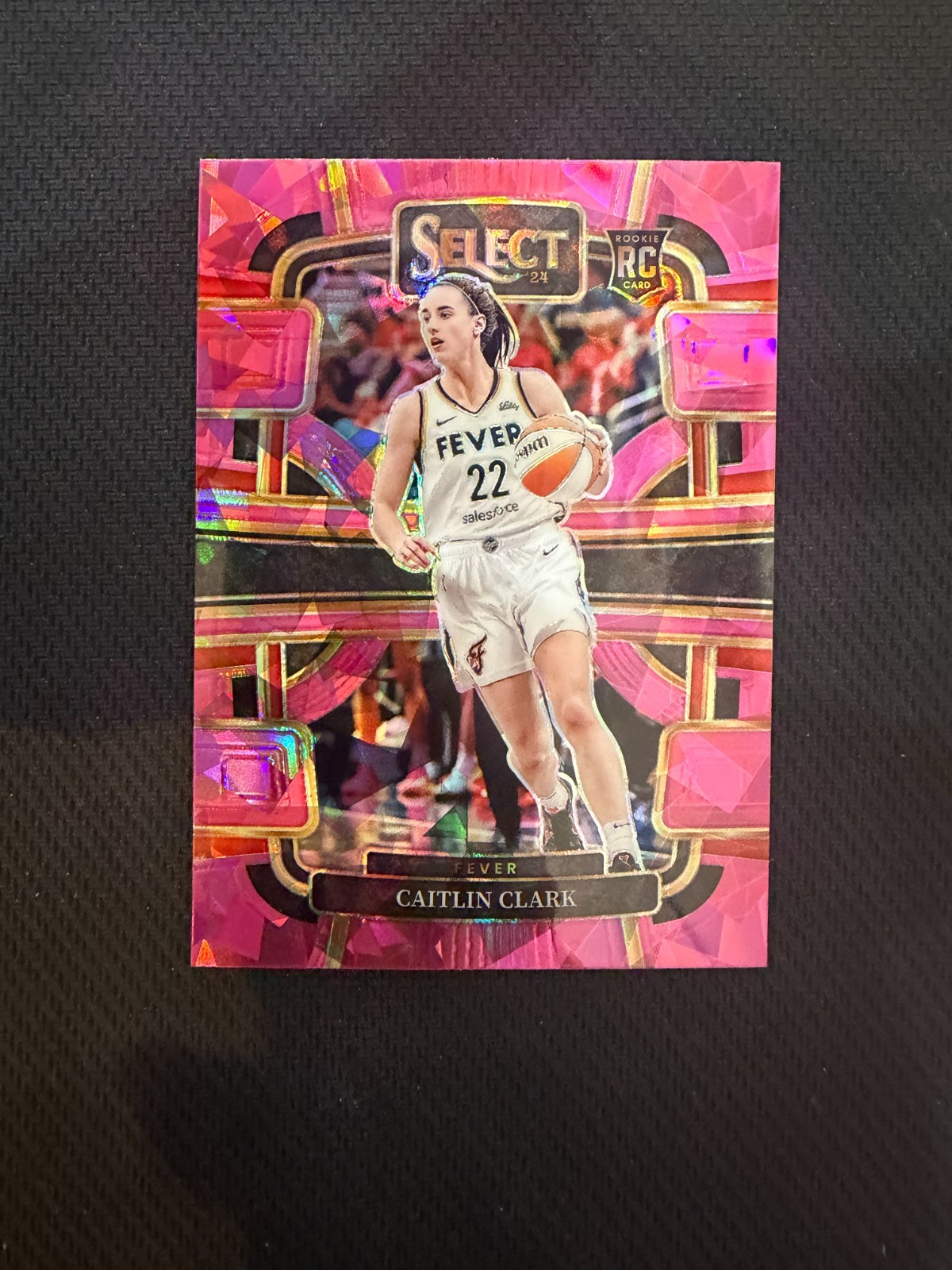 Caitlin Clark 2024 Select WNBA #72 Concourse Pink Ice Price Guide