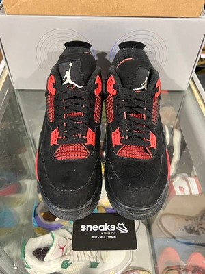 USED SIZE 10.5M Jordan 4 Retro Red Thunder - USED NO BOX | eBay display picture 1