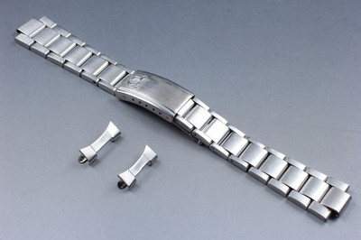 OMEGA 1168 18mm Bracelent for Speedmaster w/End Link 605 Vintage N MINT JAPAN