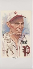 1981 Perez-Steele Hall of Fame Art Postcards Sixth Series Chuck Klein HOF 0b2