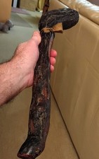 Vintage Hammerhead Irish Blackthorn Shillelagh Stick aprox. 48cm. 