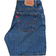 Vintage Levi's Denim Shorts Relaxed Fit Women's Size 10 Mis 2002 y2k 30x7"