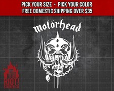 Calcomanía Motorhead Snaggletooth para pegatina con logotipo de banda de automóvil para computadora portátil de metal pesado