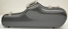 NEW BLACK ALTO SAXOPHONE FIBERGLASS FLIGHT CASE IMPORTED BY EASTMAN 