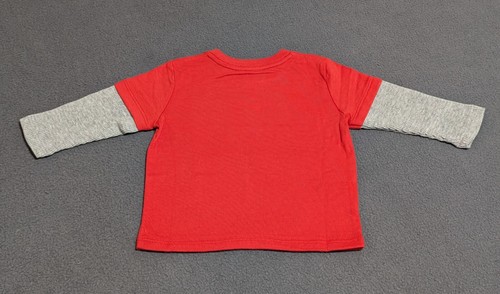 Boy's Long Sleeve Shirt 6M Fall Or Winter Cute Funny Boys Clothing New - Picture 4 of 6