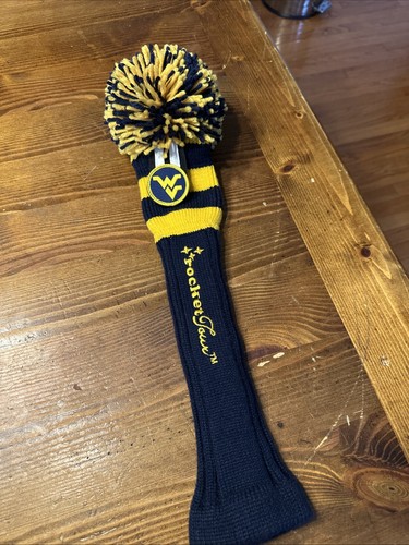 WEST VIRGINIA MOUNTAINEERS DRIVER HEADCOVER NCAA WVU Head Cover Rocket Tour Golf