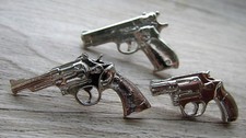 3 x WAFFEN Pin / Pins: 3 x Revolver Colt Automatic 45er als Pin Set
