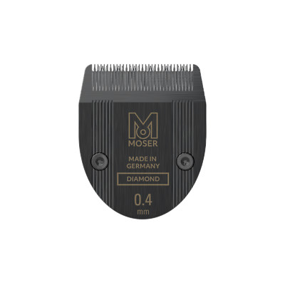 MOSER LI + PRO MINI 2 DIAMOND BLADE SCHNEIDSATZ  0,4 MM KOMPLETT ROSTFREI