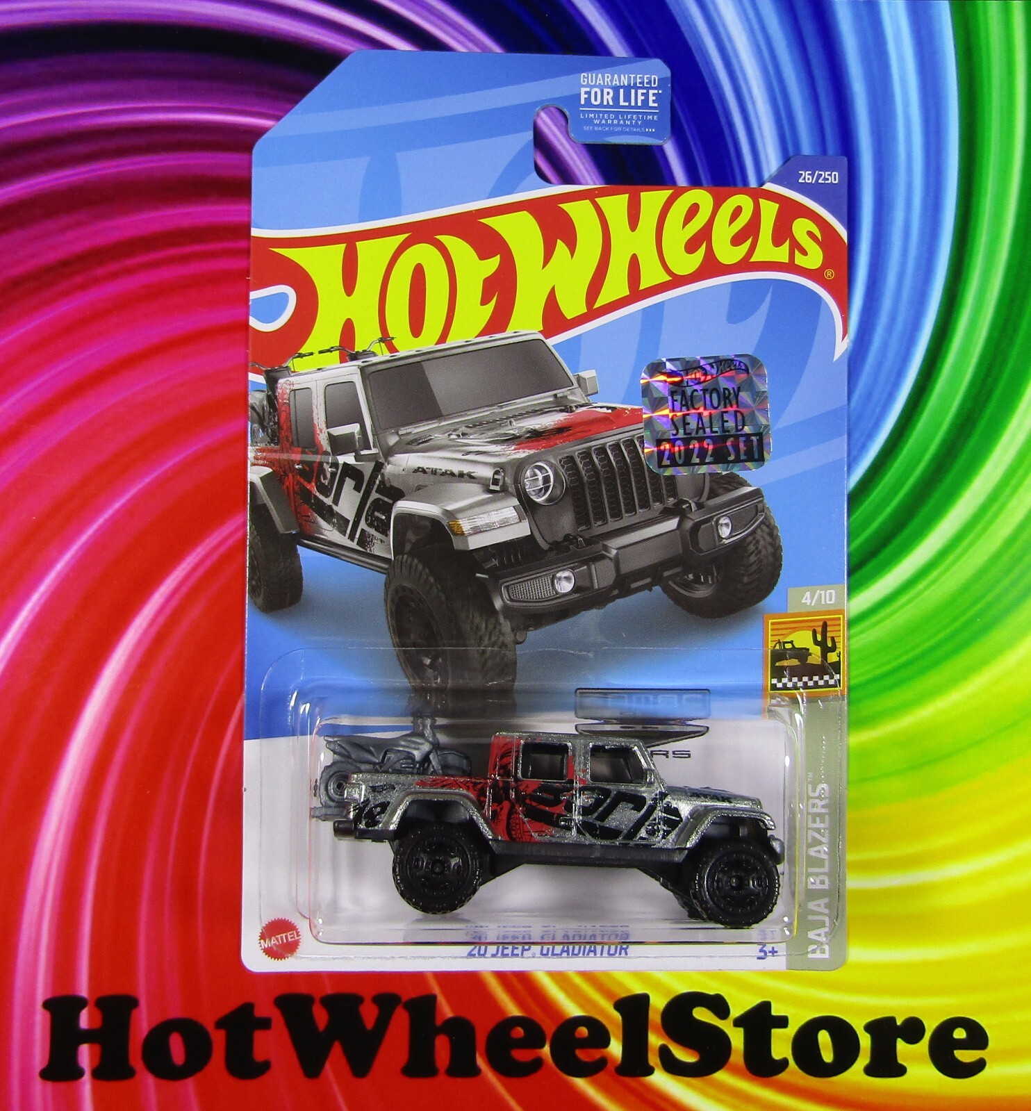 2022  Hot Wheels  ZAMAC  '20 JEEP GLADIATOR  #26  FACTORY SEALED Set   72-060125