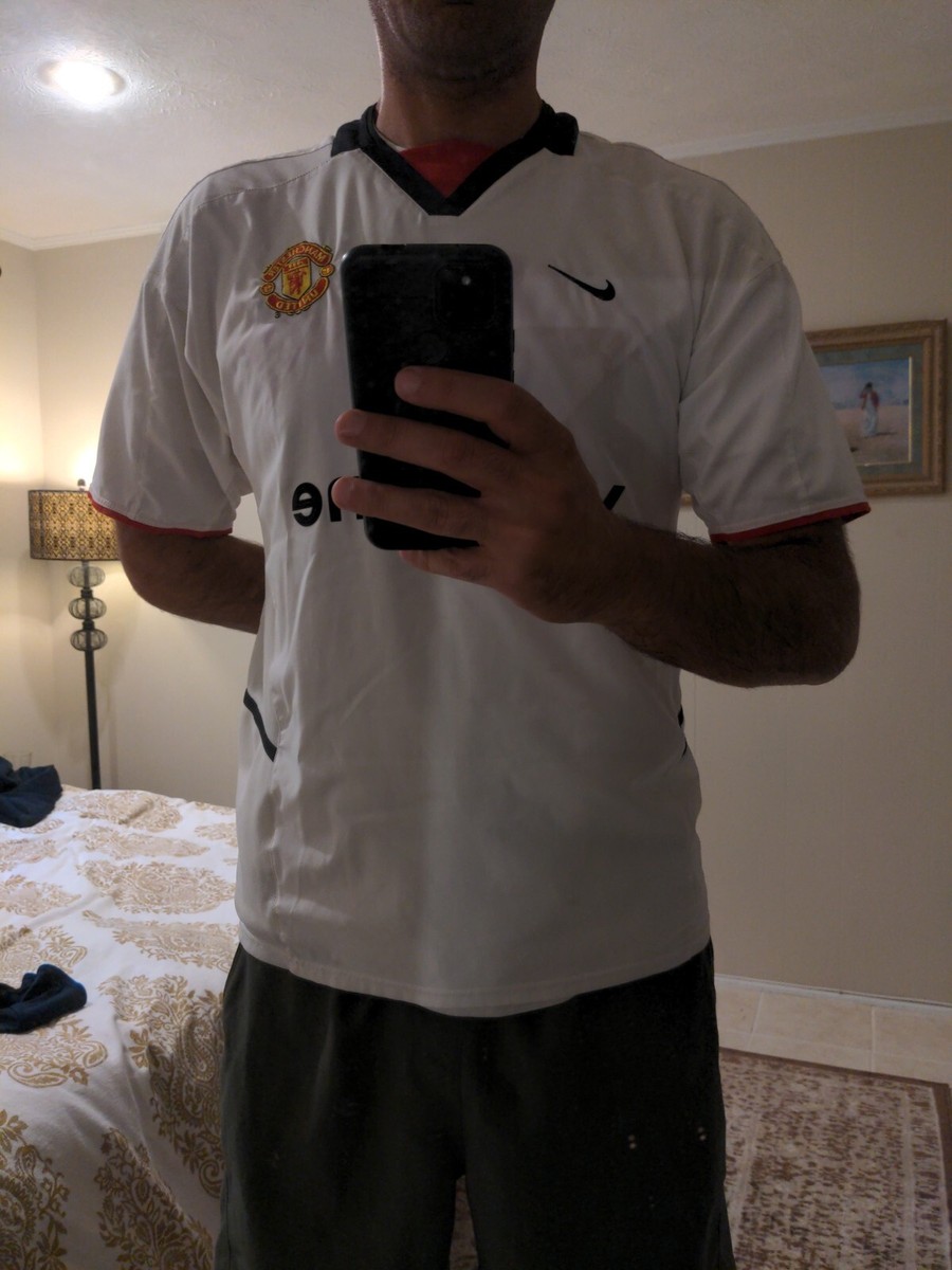 Vintage 03-4 Nike Manchester United Soccer EPL Shirt Jersey