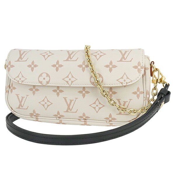 Authentic LOUIS VUITTON Monogram Dune Wallet Chain Ivy M83091