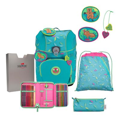 DerDieDas ErgoFlex Tiny Exklusiv Superflash Schulranzenset 5-teilig Paradise Neu