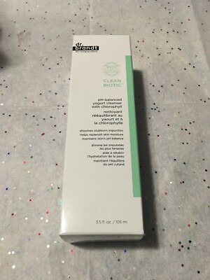 Dr. Brandt Clean Biotic PH Balanced Yogurt Cleanser  3.5 fl - New and Sealed