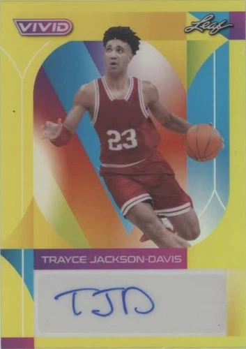 2022-23 Leaf Vivid - Trayce Jackson-Davis #BA-TJD