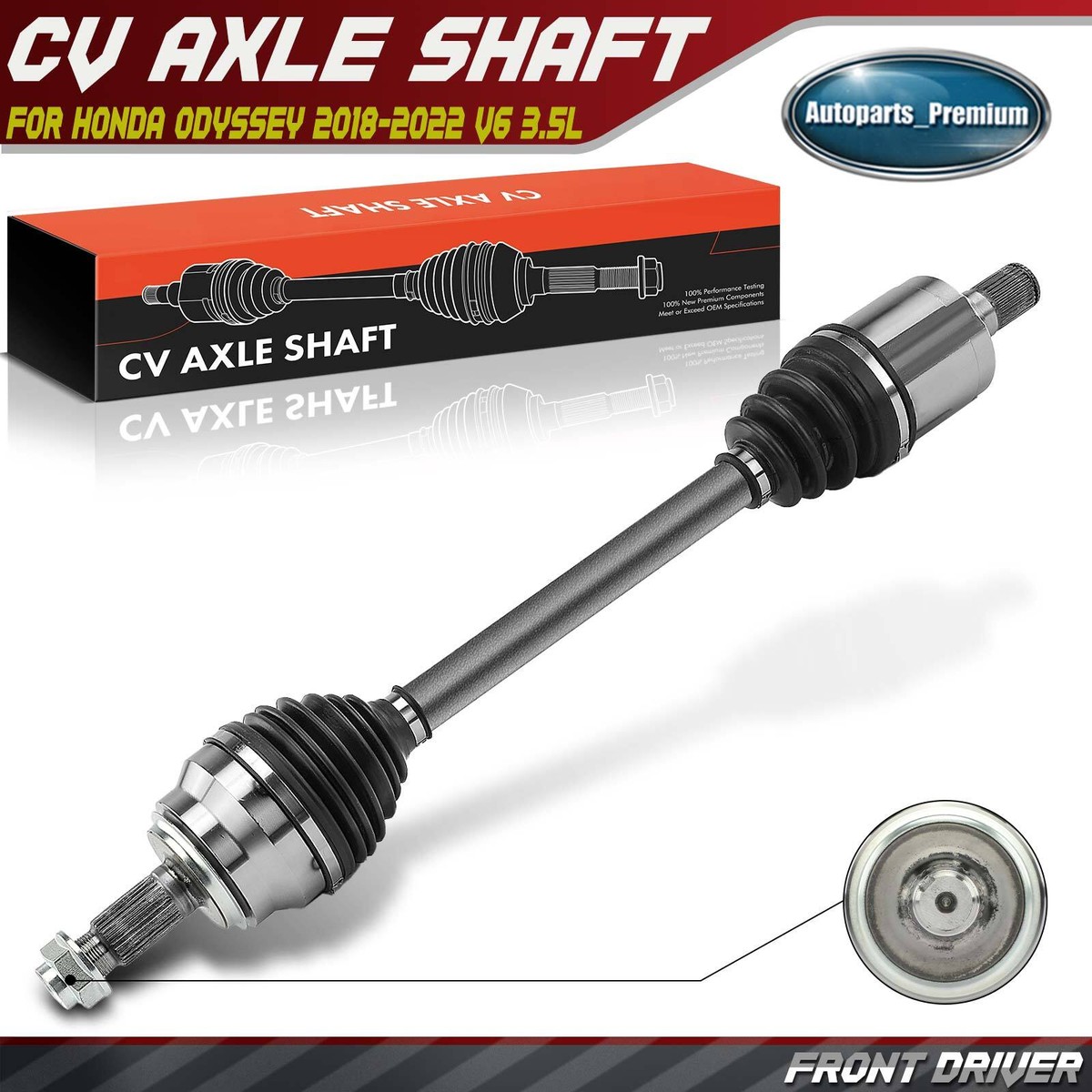 Distinction Ⅰ〜Ⅲ Front Driver CV Axle Assembly for Honda Odyssey 2018-2024 V6