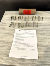 Set Of 9 Pottery Barn NEW Curtain Drapery Hooks Clips 1.5” Silver Color Metal