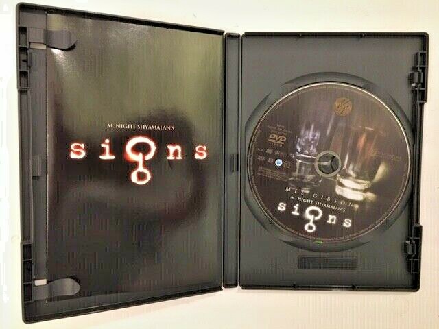 Signs DVD Movie Scary Thrilling Frightening Horror Suspense Movie