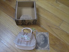 Louis Nichole, by Kurt Adler; Pocket book/Purse/Handbag PINK