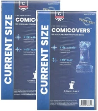 Comic Care Resealable Current Comic Bags Polypropylene 200 Count