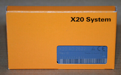 B&R X20AO2622 Analog Output Module Bernecker & Rainer X20 System Rev:J0 NEU OVP