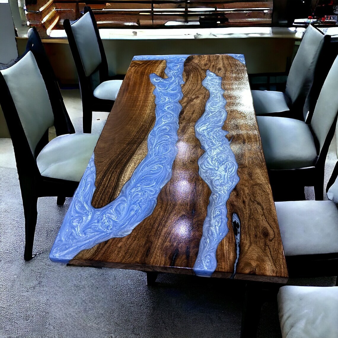 Modern Elegant Epoxy Resin Coffee Table with Stunning Design