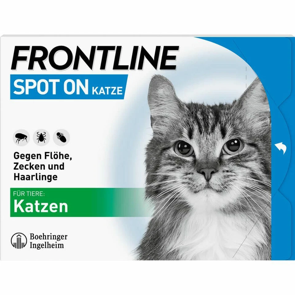 BOEHRINGER INGELHEIM VETMEDICA GMBH FRONTLINE Spot on K Lösung f.Katzen 6 St PZN02246426