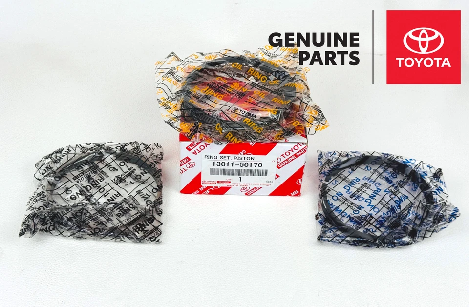 Genuine Lexus GS300 LS430 SC430 3UZFE Piston Ring Set New Oem 13011-50170 - Изображение 3 из 4