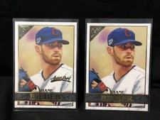 (2) 2020 Topps Gallery Shane Bieber Artist Proof & Base # 25 Cleveland Guardians