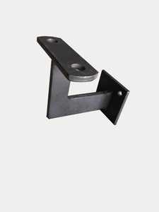 Modern Minimalist Steel Handrail Brackets, Matte Black.  eBay