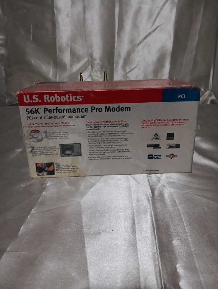U.S. Robotic 56K Performanc  Pro Modem PCI Controller-fax Modem V.90 ( 2000 ) - Image 4 of 4
