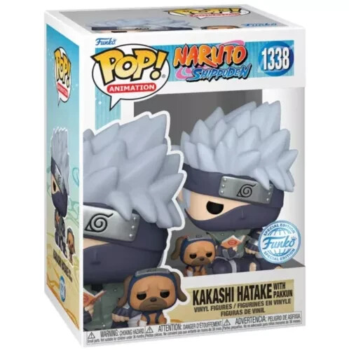 Funko Pop! - Kakashi Hatake With Pakkun 1338 ☆ Naruto Shippuden Special Edition-image