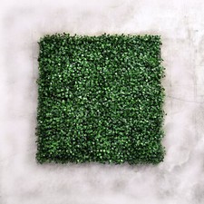 SIEPE FINTA ARTIFICIALE FOGLIA BOSSO SINTETICA PIASTRELLA CM 50X50