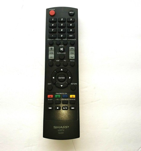 Telecomando originale usato per Sharp GJ221 LCD TV AV video LC32D59U LC42D69U - Foto 5 di 7