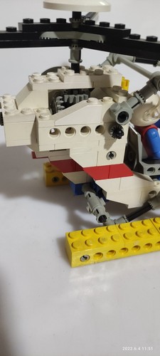 LEGO Technic 8640 Elicottero da Sci Polar Elicottero istruzioni manuale vintage - Imagen 6 de 11