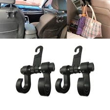 Auto Headrest Seat Double Hook Holder Hanger Bag Organizer Vehicle Coat Hanger