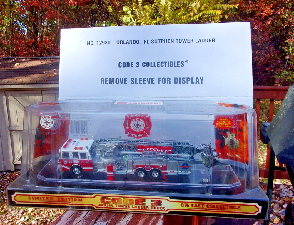 Code 3 Orlando, FL Sutphen Tower Ladder 2 - #12930