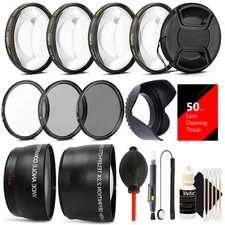 58MM Lens Filter Accessory Kit for CANON EOS Rebel T6i T6 T5i T5 T4i T3i SL1