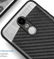LG ARISTO 3 / TRIBUTE EMPIRE - Magnetic Backplate Black Carbon Fiber Phone Case