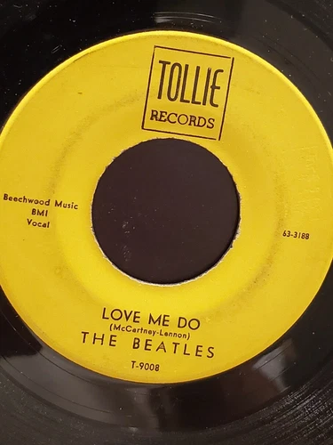 THE BEATLES  7" 45 RPM "Love Me Do" & "P.S. I Love You" on Tollie Records VG