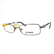 Harley Davidson Eyeglasses HD435 BRN Brown Rectangular Mens Frames 47-17-130