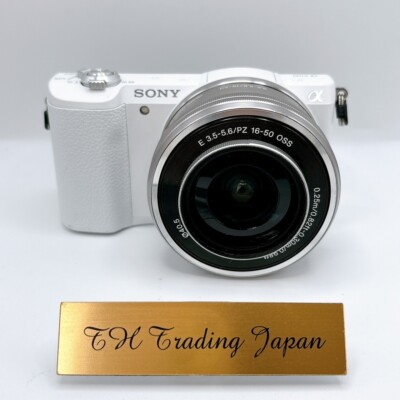SONY α5100 ホワイト + E 16-50mm Near MINT】Sony Alpha a5100 Mirrorless White with E 16-50mm Lens