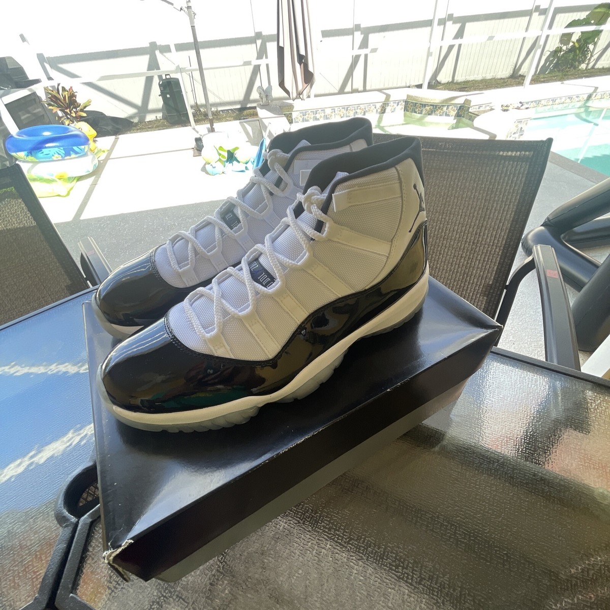 Nike Air Jordan 11 Concord 2018 Men's Size 14 Retro White Black