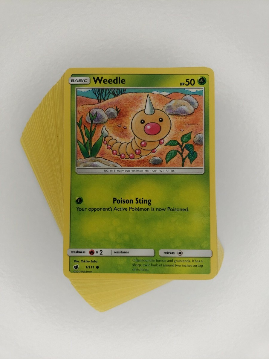 Crimson Invasion Pokemon Cards, All 60 Common And Uncommon Cards